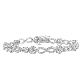 10K 0.10ct Diamond Bracelet