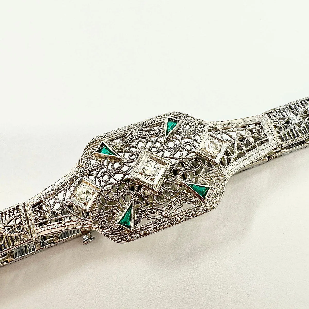 10K Art Deco Bracelet