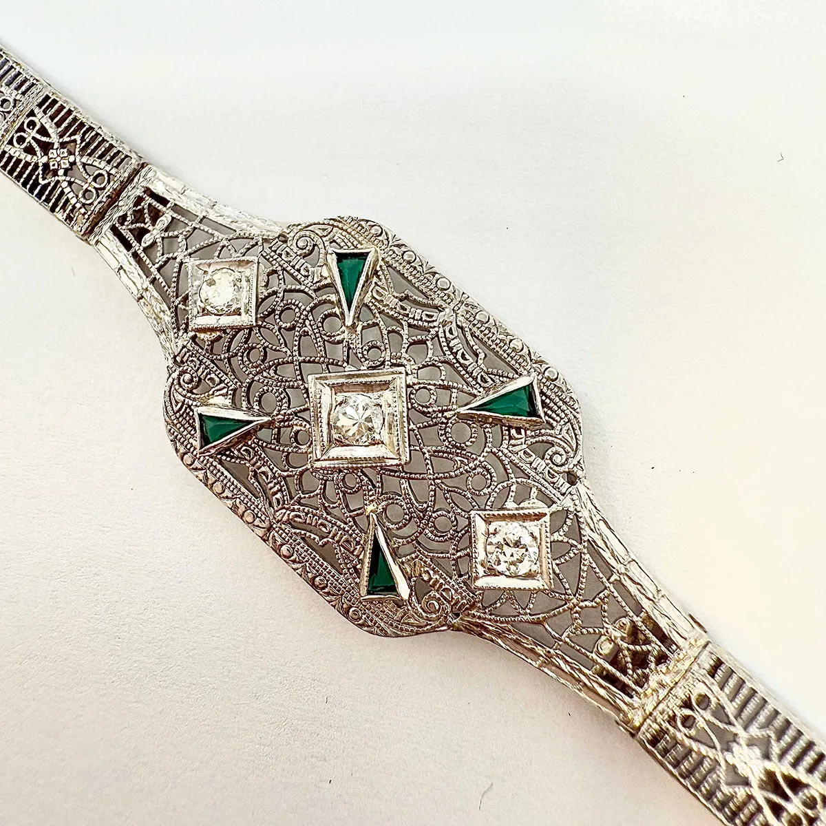 10K Art Deco Bracelet