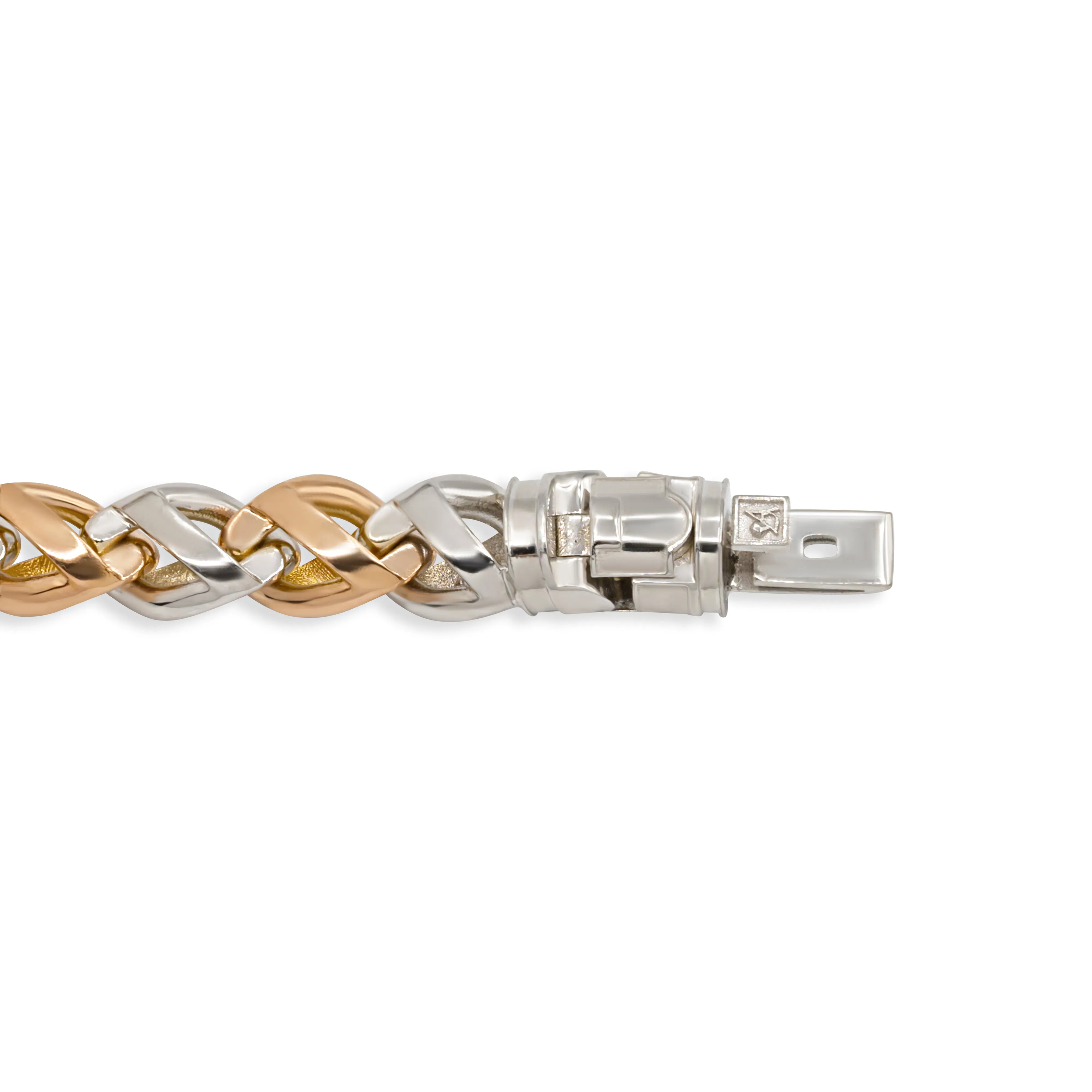 14k Gold Two Tone Bracelet