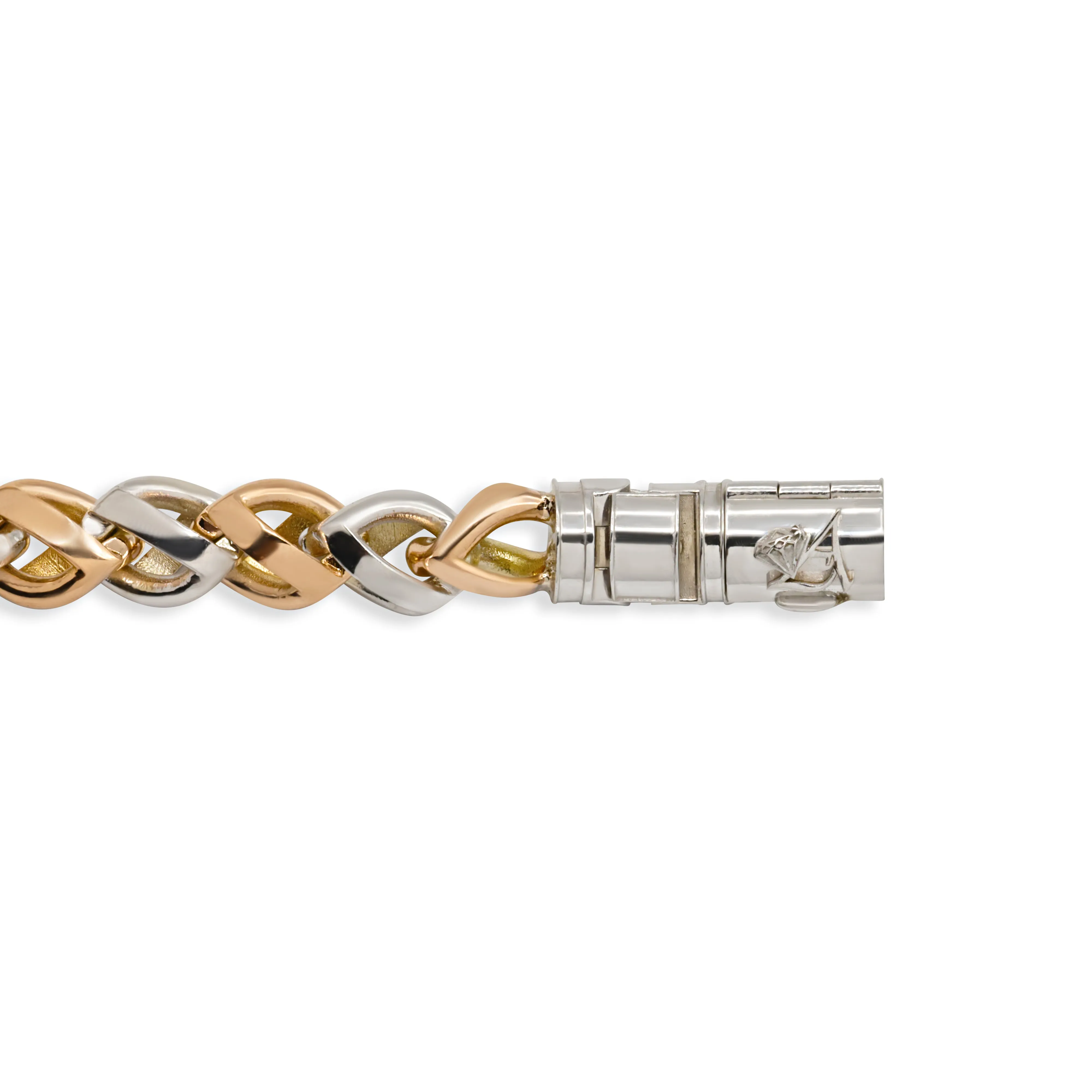 14k Gold Two Tone Bracelet