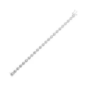 14KT WHITE GOLD DIAMOND (2 1/2CTW) BRACELET