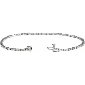 14KW Diamond Bracelet w/ 1.0 CTW