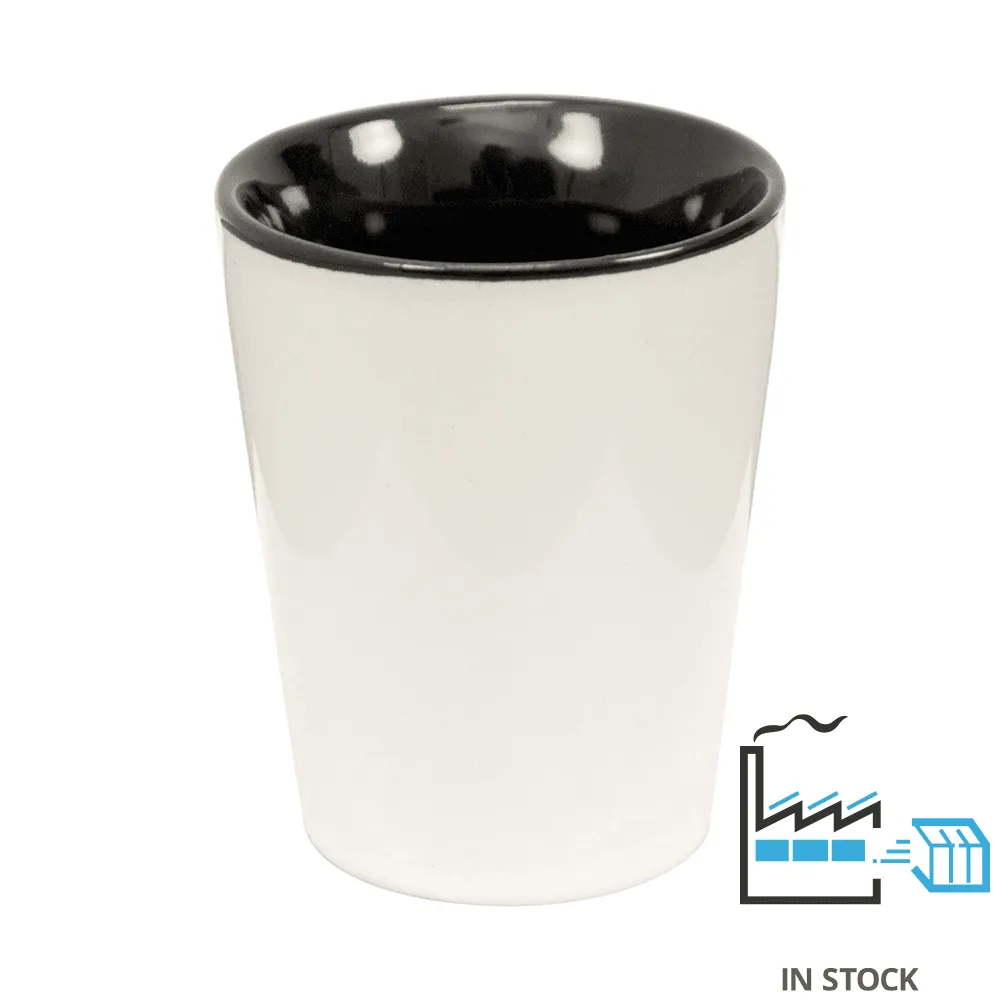 1.5 oz Ceramic Shot Glass - Black