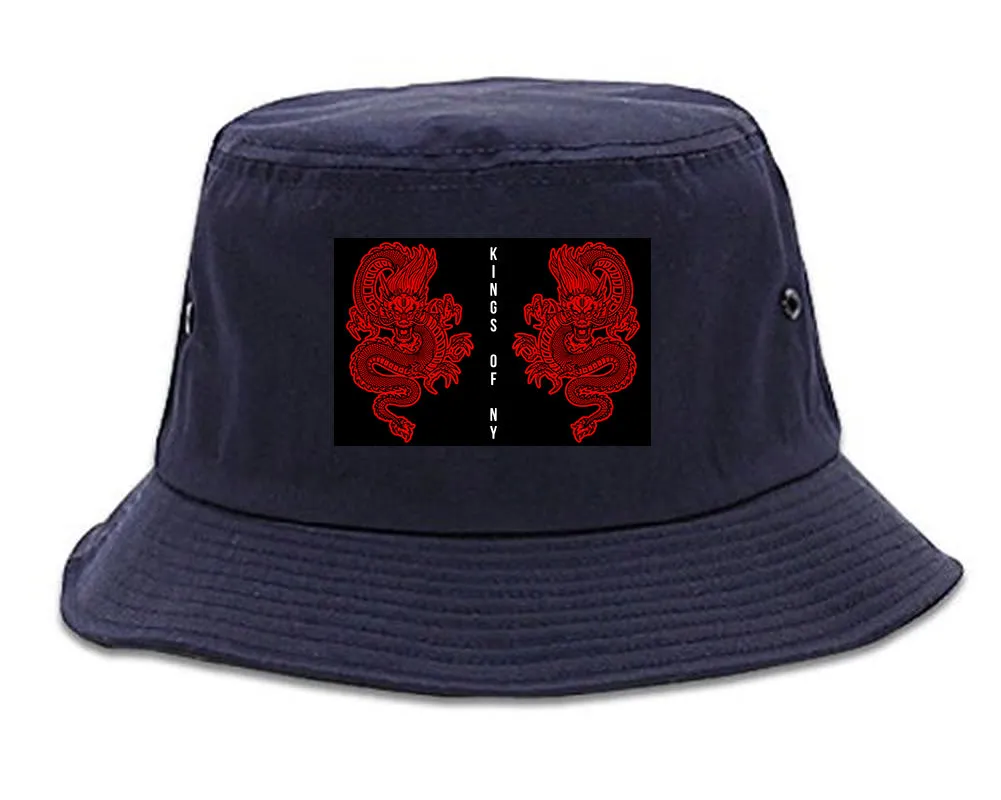 2 Chinese Dragon Bucket Hat