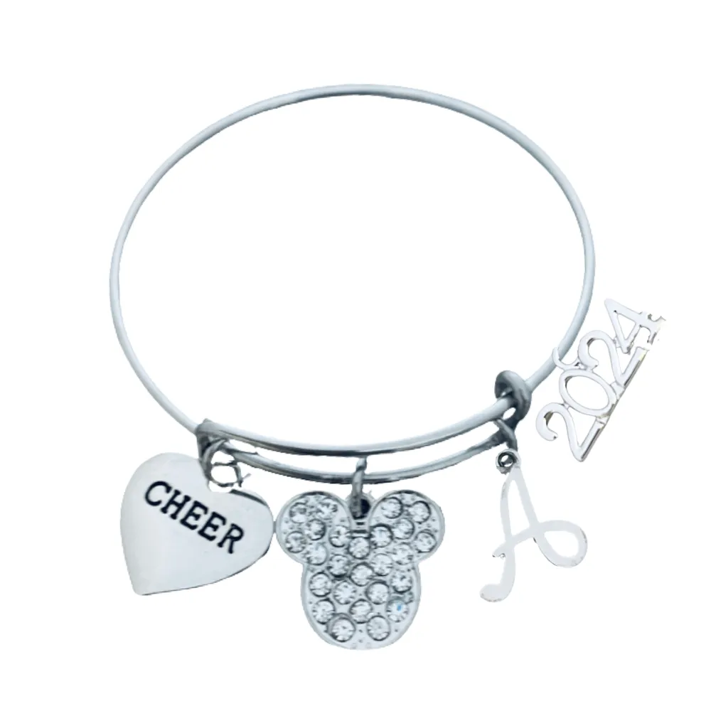 2024 Cheerleading  D2 Summit Charm Bracelet