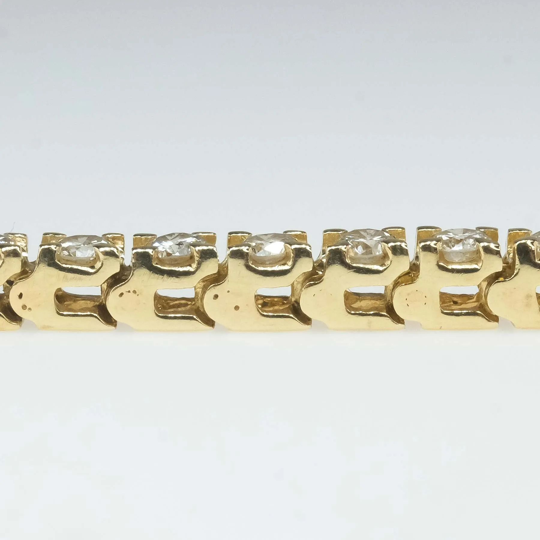 2.90ctw Diamond Tennis Bracelet in 14K Yellow Gold