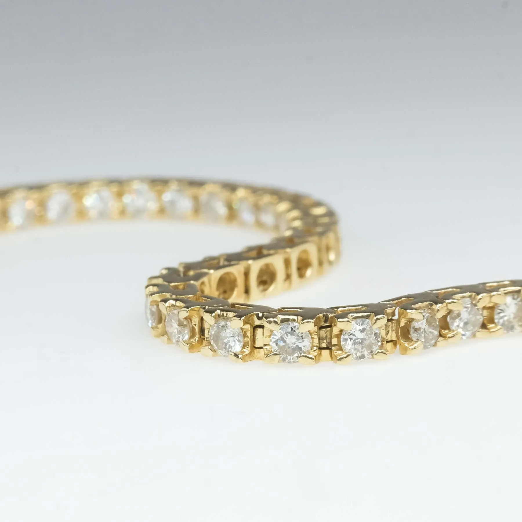 2.90ctw Diamond Tennis Bracelet in 14K Yellow Gold