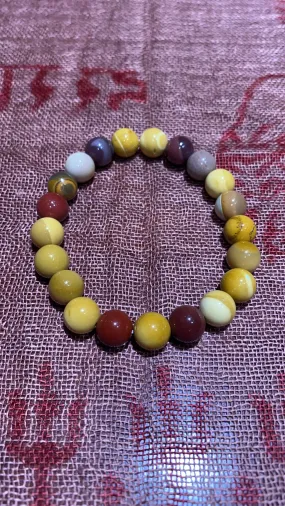 8MM Mookaite Bead Bracelet