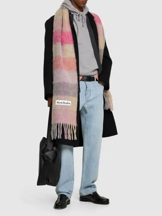 Acne Studios   Wool alpaca &amp; mohair scarf 