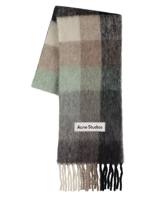 Acne Studios   Wool alpaca &amp; mohair scarf 