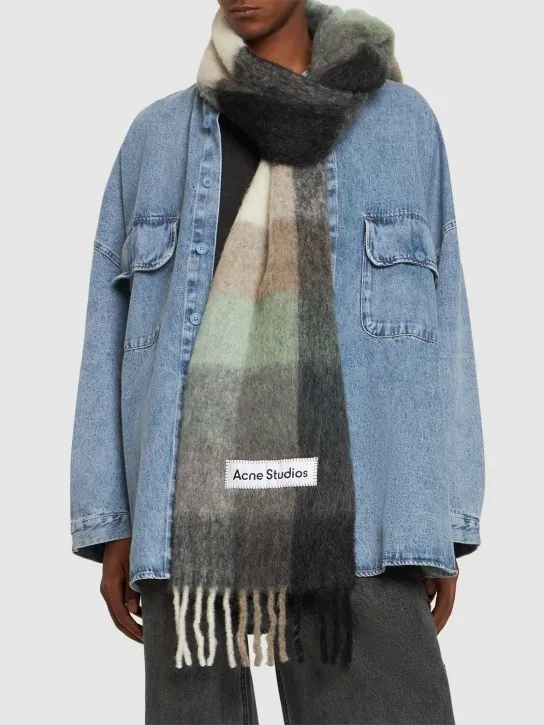 Acne Studios   Wool alpaca &amp; mohair scarf 