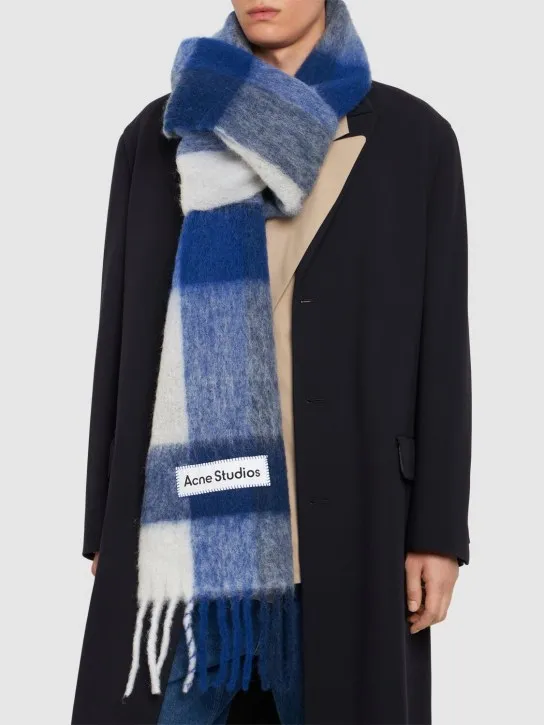 Acne Studios   Wool alpaca &amp; mohair scarf 