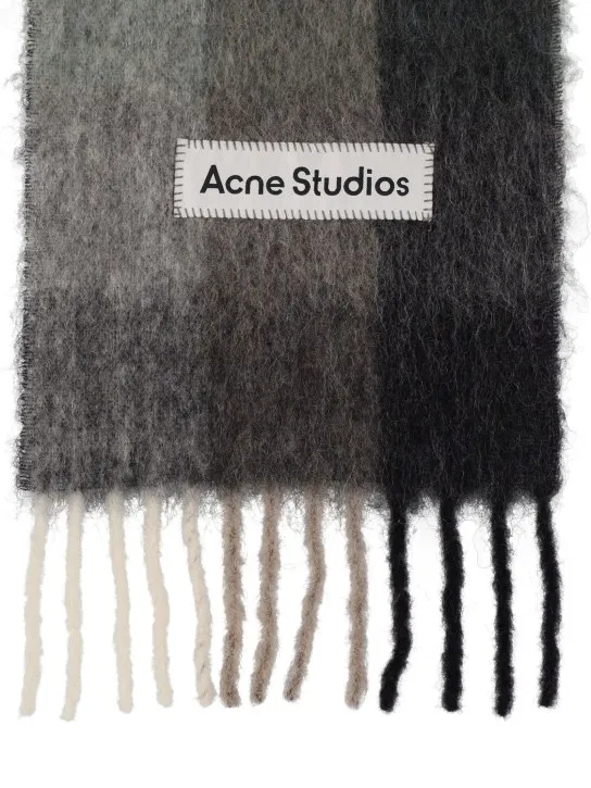 Acne Studios   Wool alpaca &amp; mohair scarf 