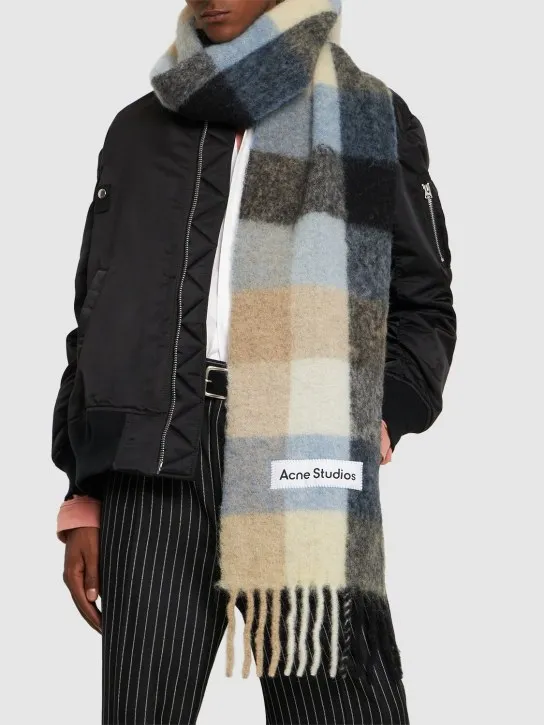 Acne Studios   Wool alpaca &amp; mohair scarf 