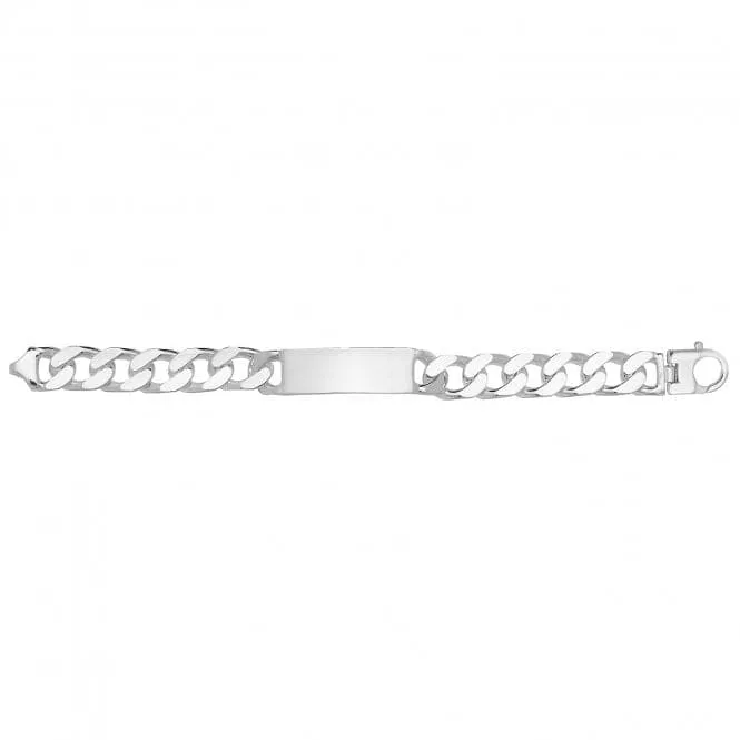 Acotis Silver Id Bracelet Men's Curb G2633