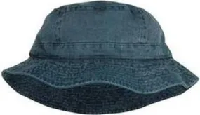 Adams ACVA101 Vacationer Pigment Dyed Bucket Hat - Navy