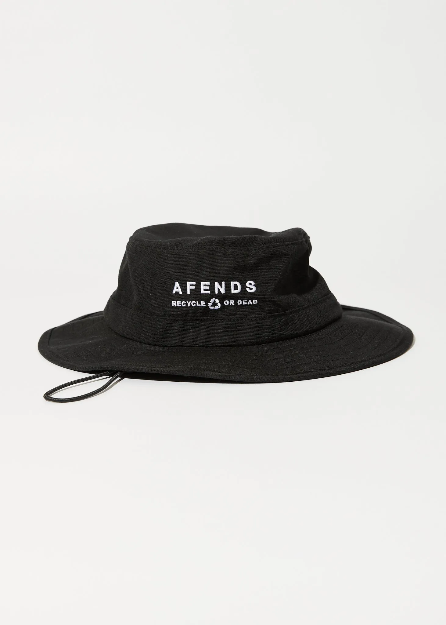 AFENDS Unisex Calico - Bucket Hat - Black