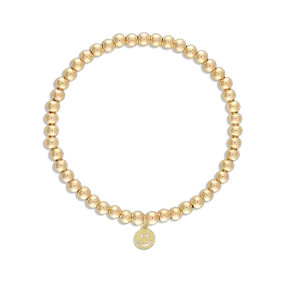 Alexa Leigh All Smiles Bracelet in Yellow Gold 6.5