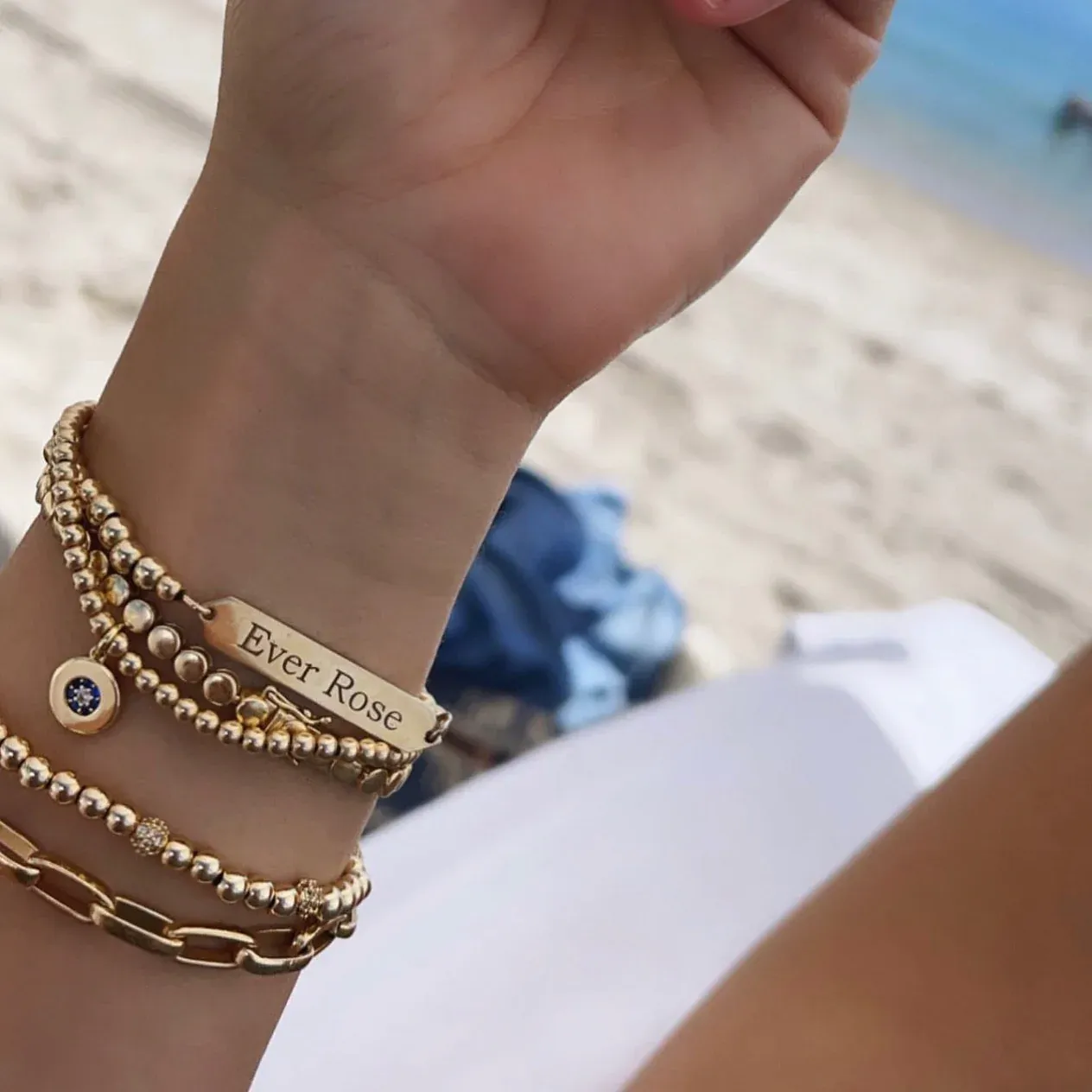 Alexa Leigh - Good Karma Bracelet in Gold