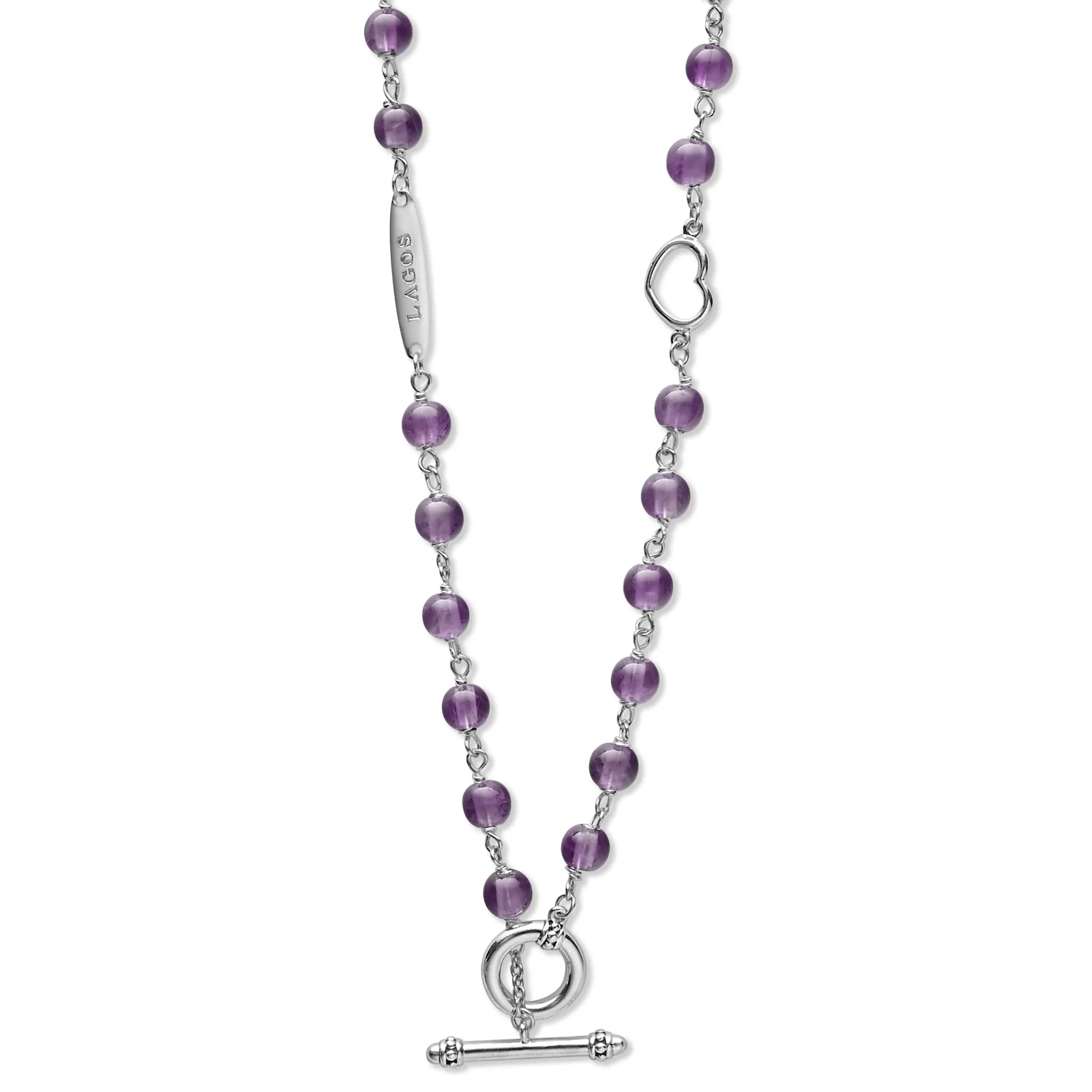 Amethyst Beaded Necklace