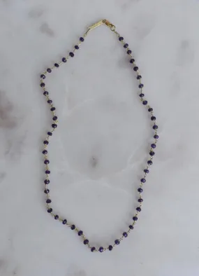 Amethyst Multi Wrap Necklace