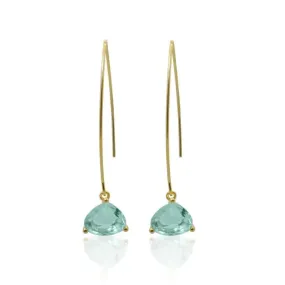 Aqua Cleo Earrings