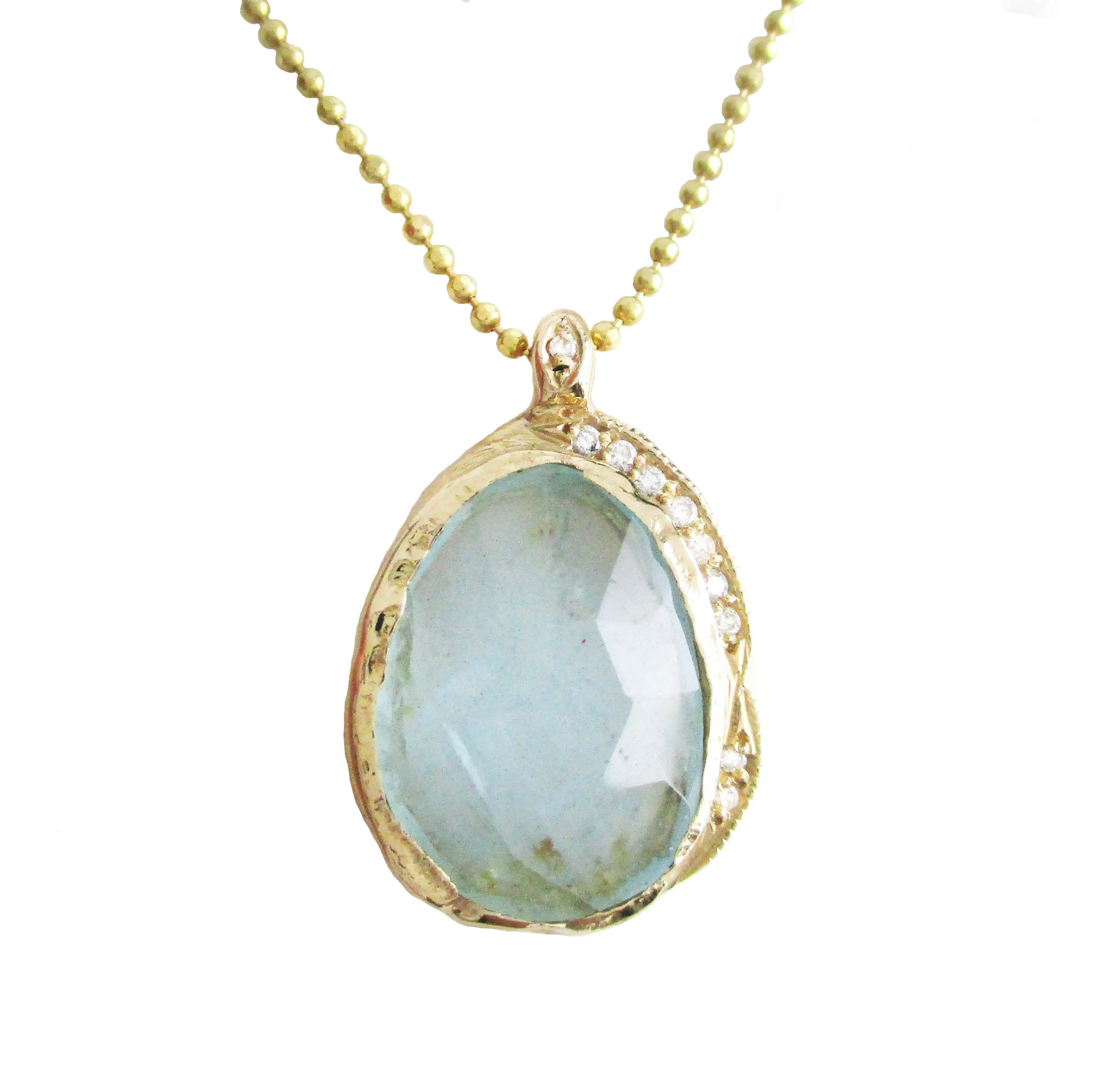 Aquamarine Hidden Cove Necklace