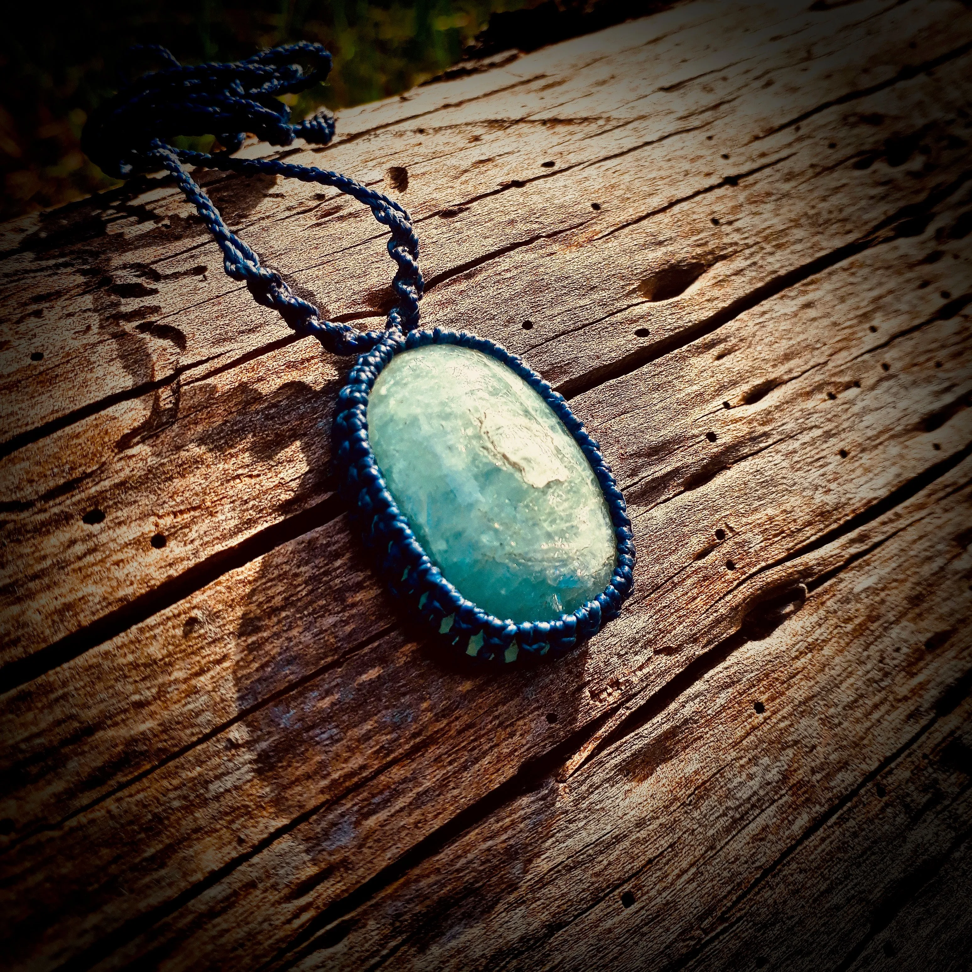 Aquamarine necklace