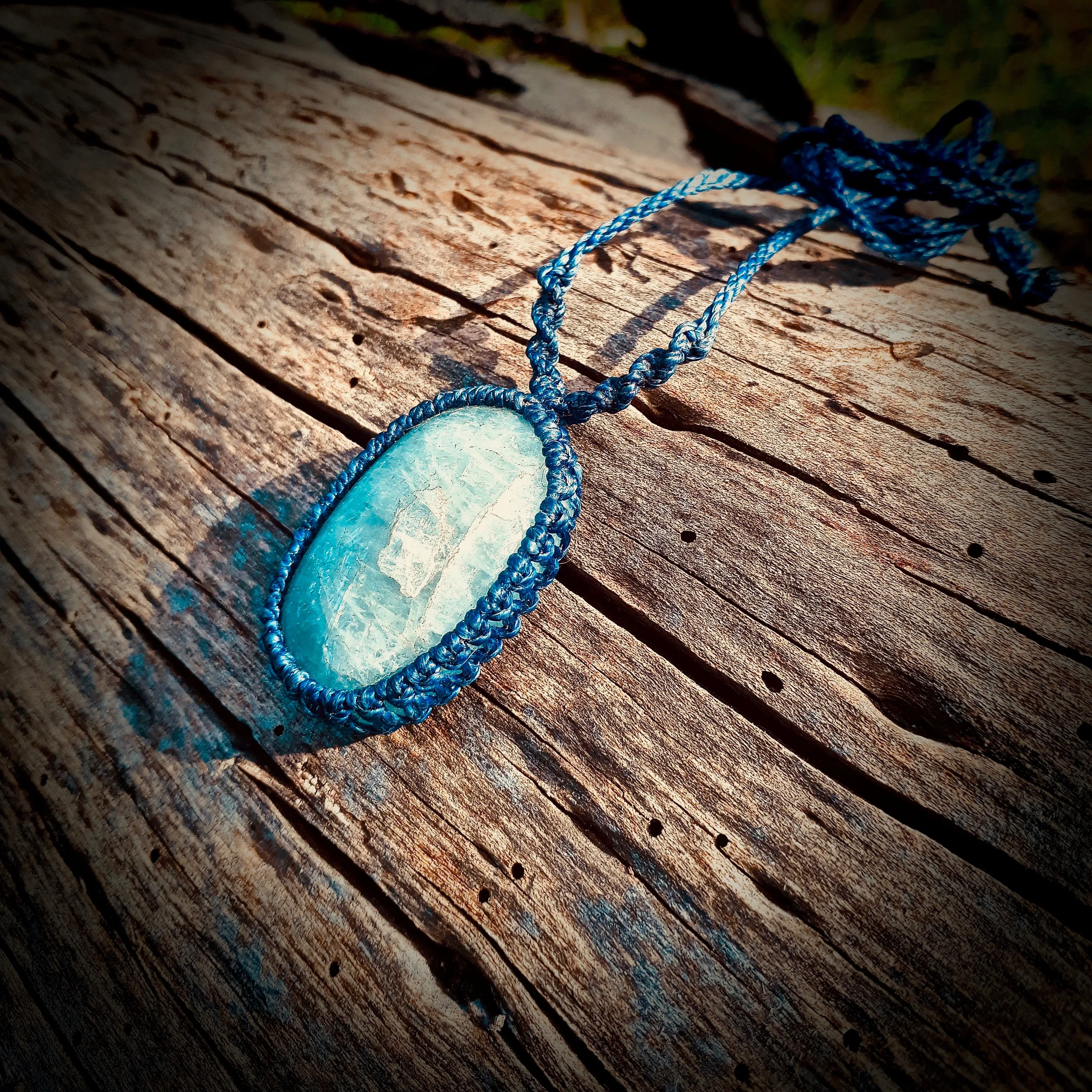 Aquamarine necklace