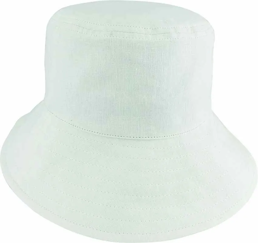 Avenel Hemp Bucket Hat - White