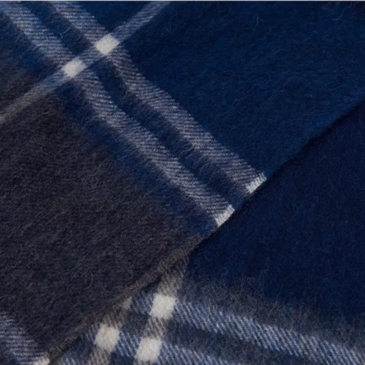 Barbour Kindar Check Tartan Scarf - Navy-Grey