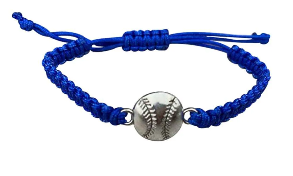 Baseball Rope Bracelet - Pick Color