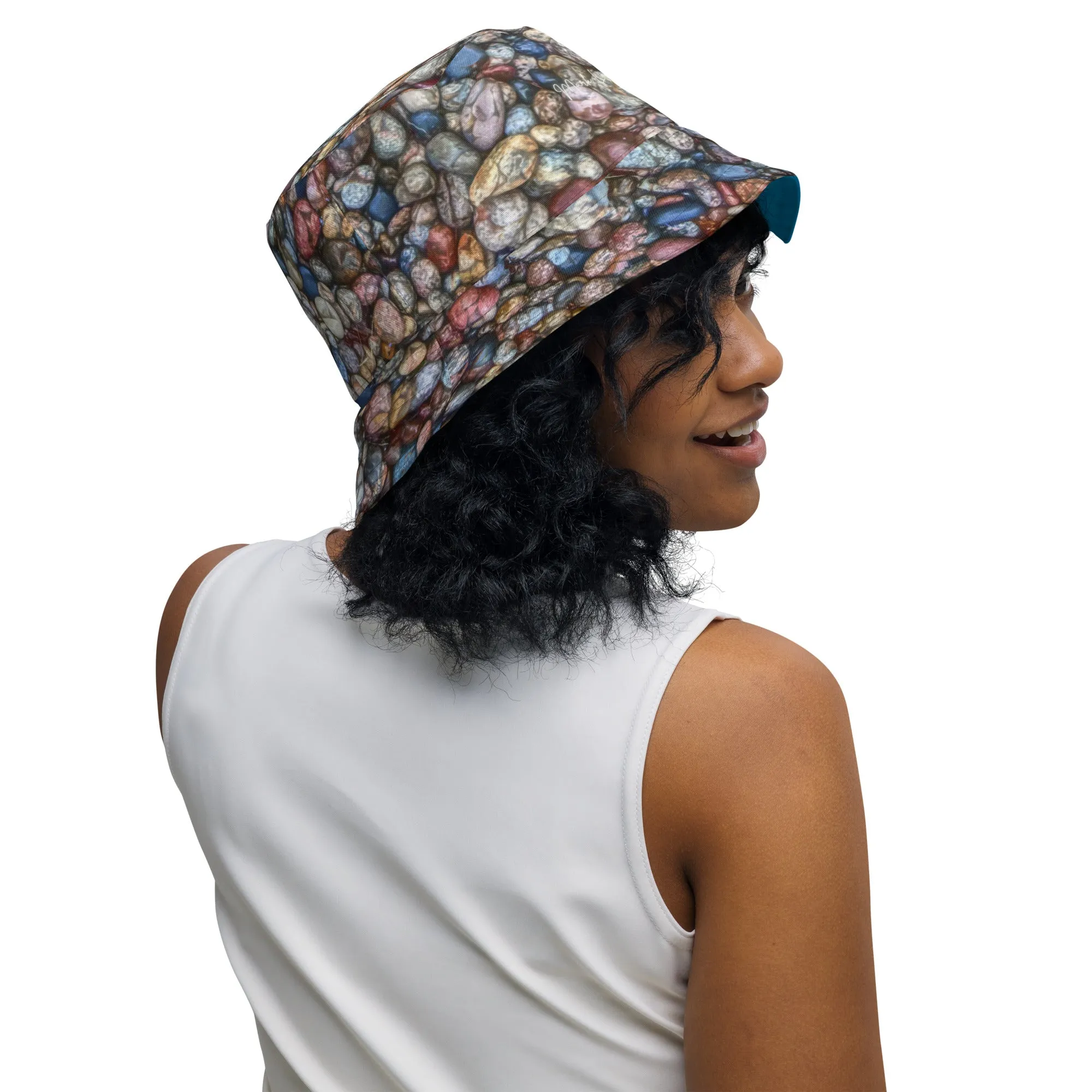 Beachcomber Reversible Bucket Art Hat