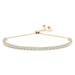 Belle Adjustable Diamond Bolo Bracelet