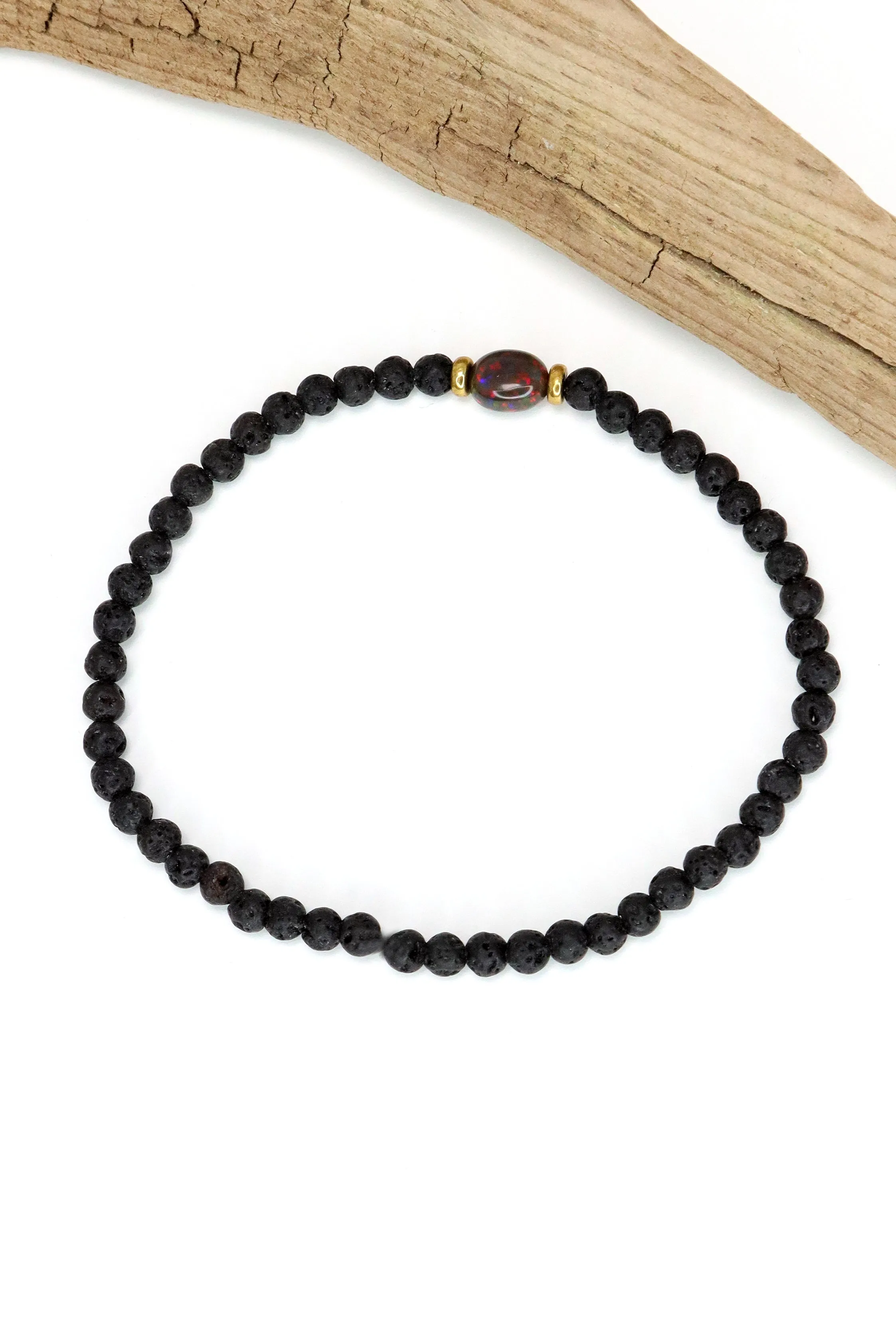 Black Lava Flux Bracelet