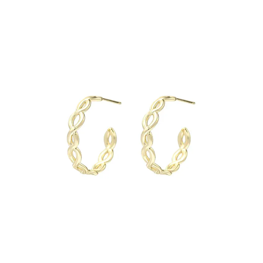 Bloom Mini Hoop Earrings Gold