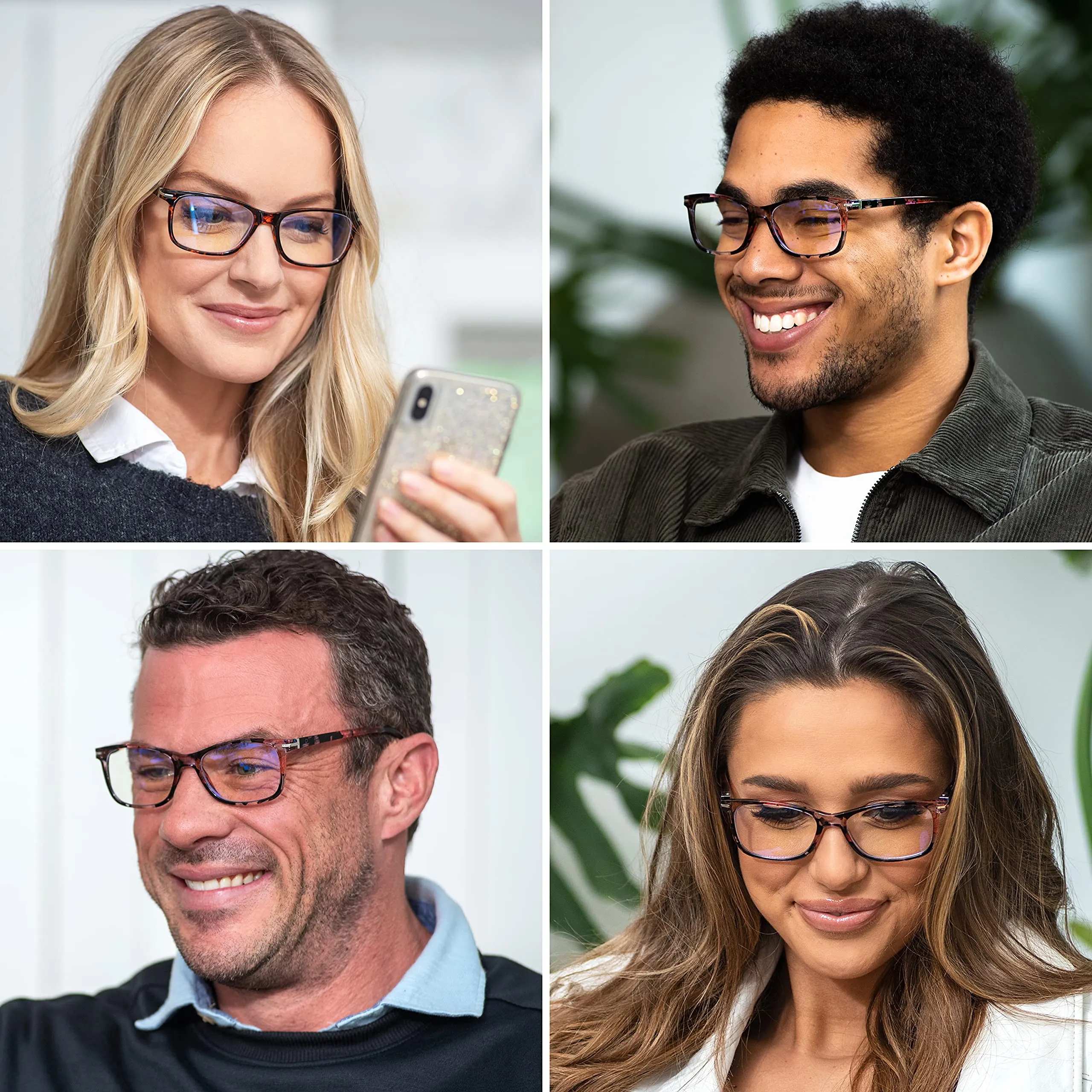 Blue-Light-Blocking-Reading-Glasses-Floral-3-50-Magnification-Computer-Glasses