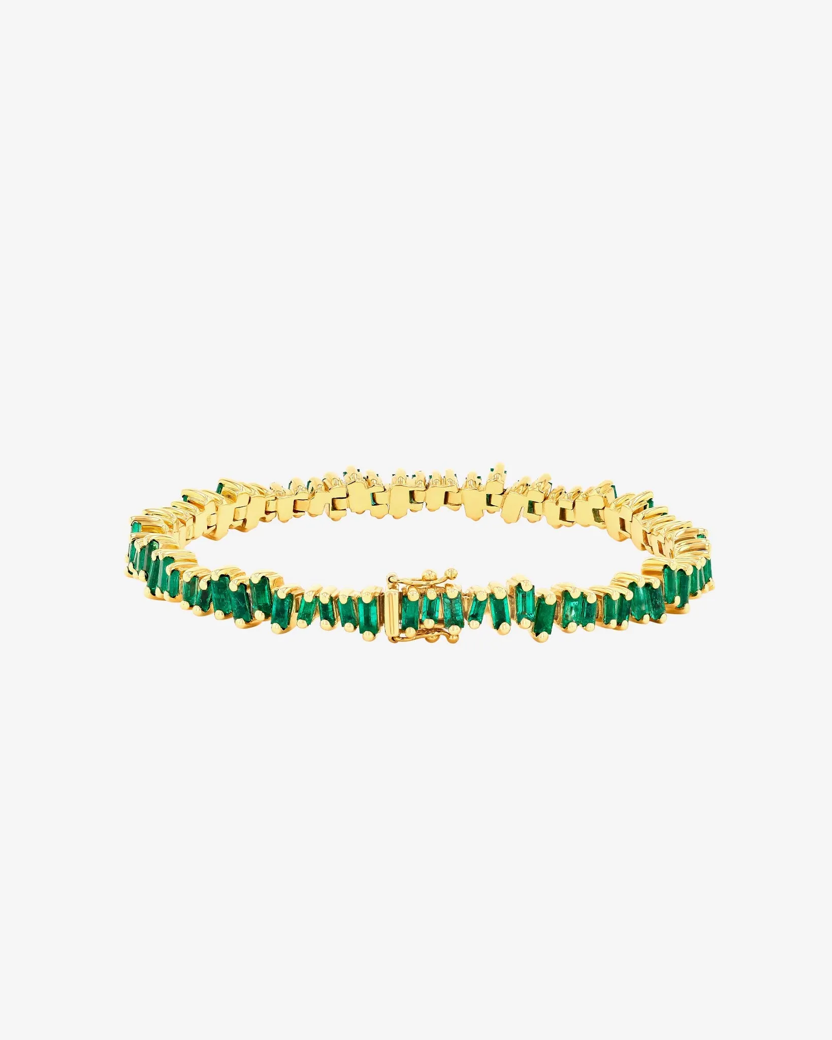 Bold Emerald Tennis Bracelet