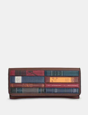 Bookworm Brown Leather Glasses Case