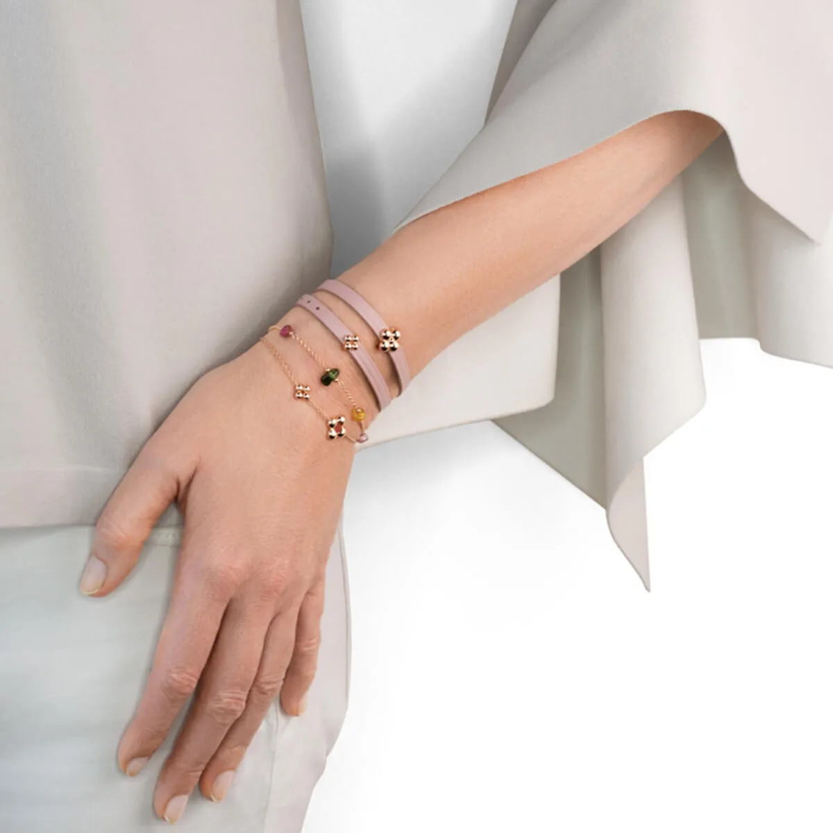 Bracelet ANEMONE OCEANE 6DT Rose RO