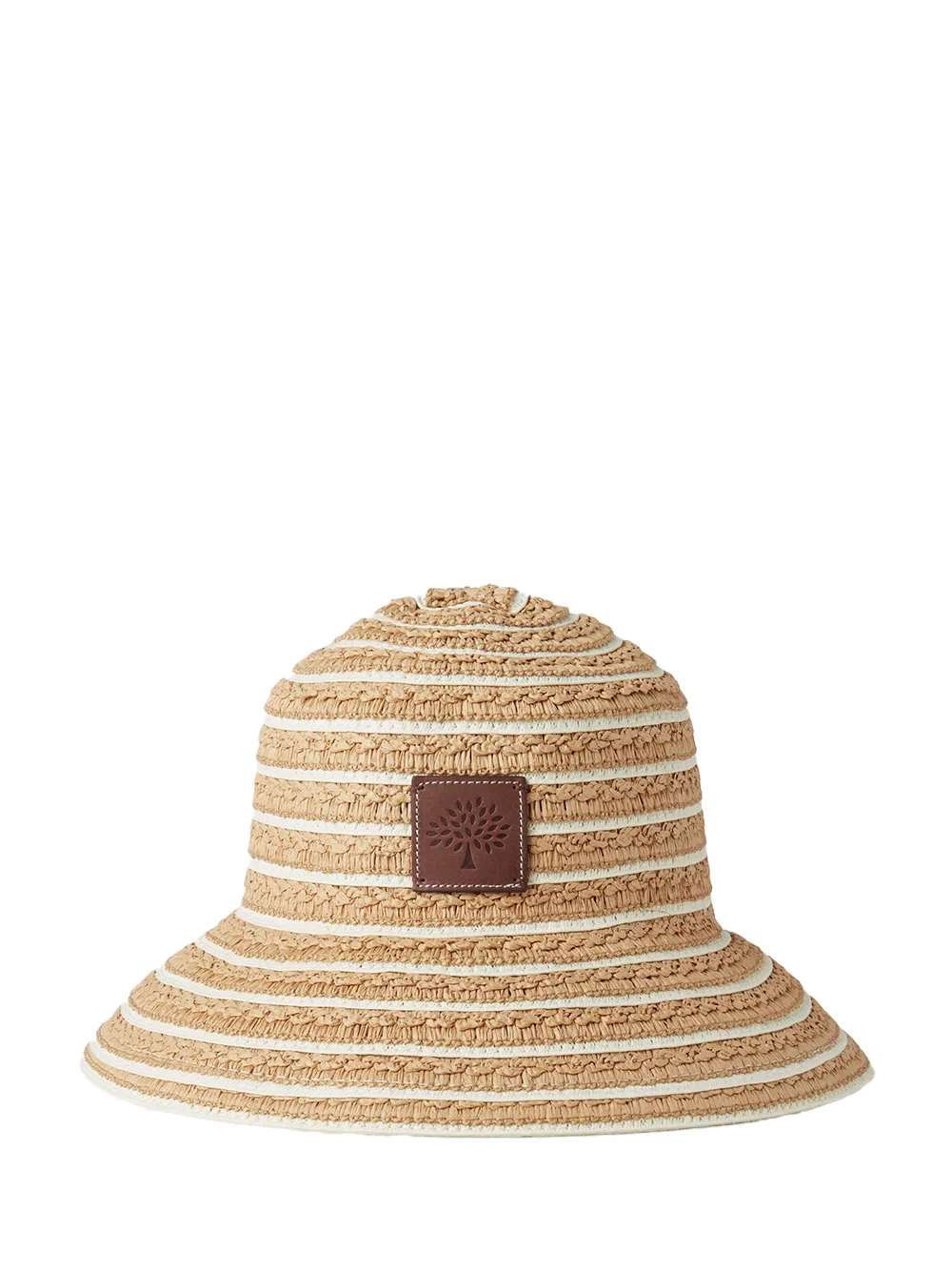 Braided Bucket Hat Eggshell Paper