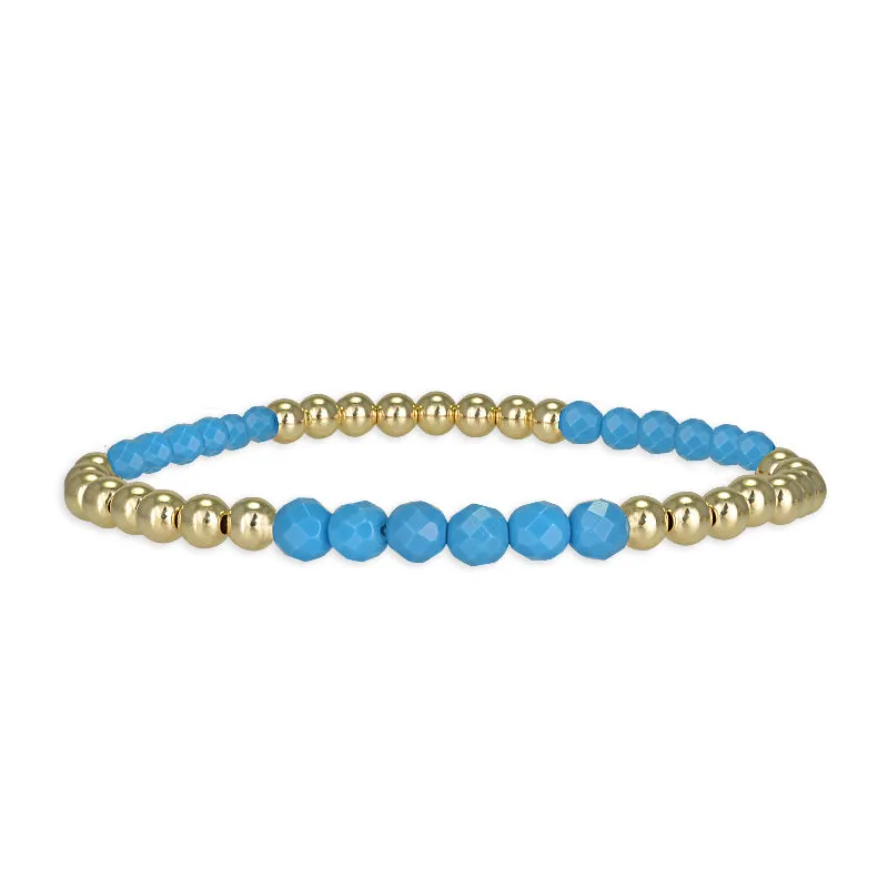 Brooke Semi Precious Sections Bracelet