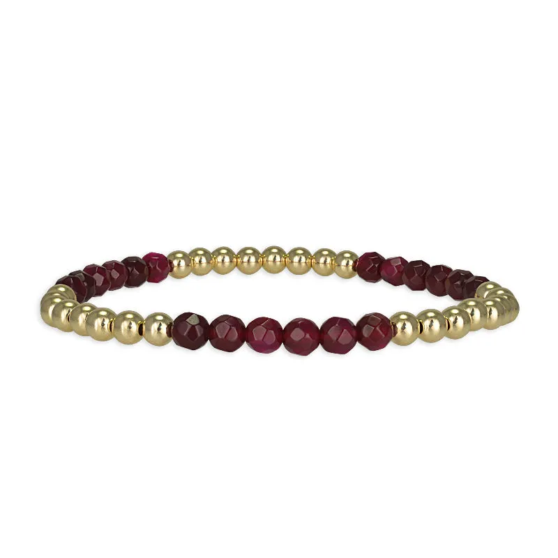 Brooke Semi Precious Sections Bracelet