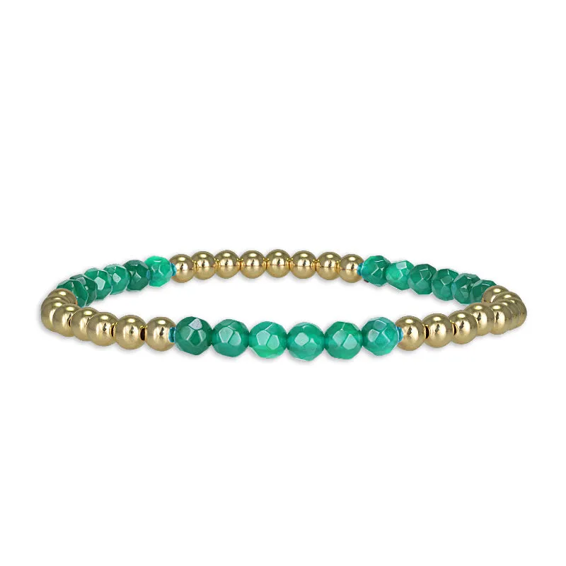 Brooke Semi Precious Sections Bracelet