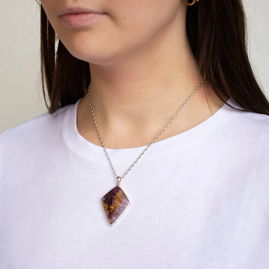 Cacoxenite Amethyst Necklace