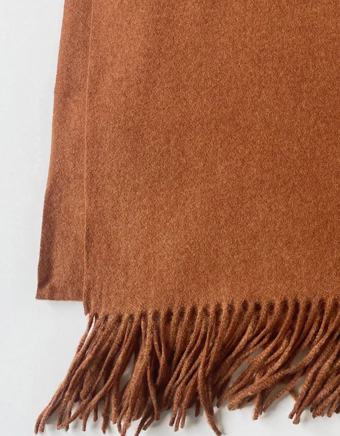 Cashmere Scarf Tobacco