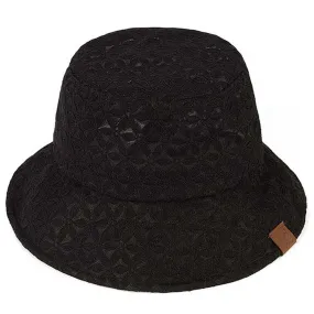 C.C Lace Pattern Bucket Hat