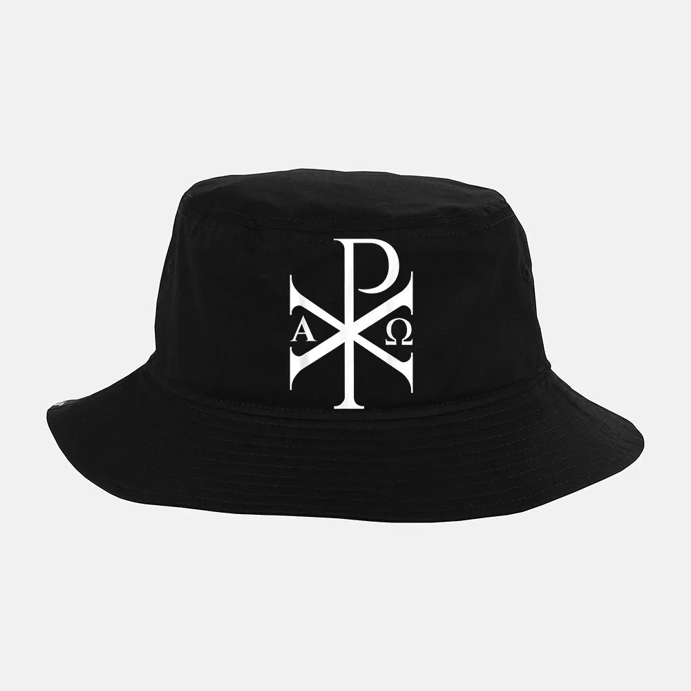 Chi Rho Alpha Omega Byzantine And Christian History Bucket Hat