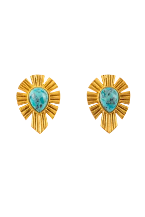 Christina Greene Gold & Bold Stud Earrings